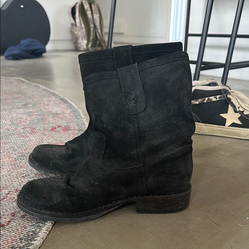 Women’s Black Suede Boots